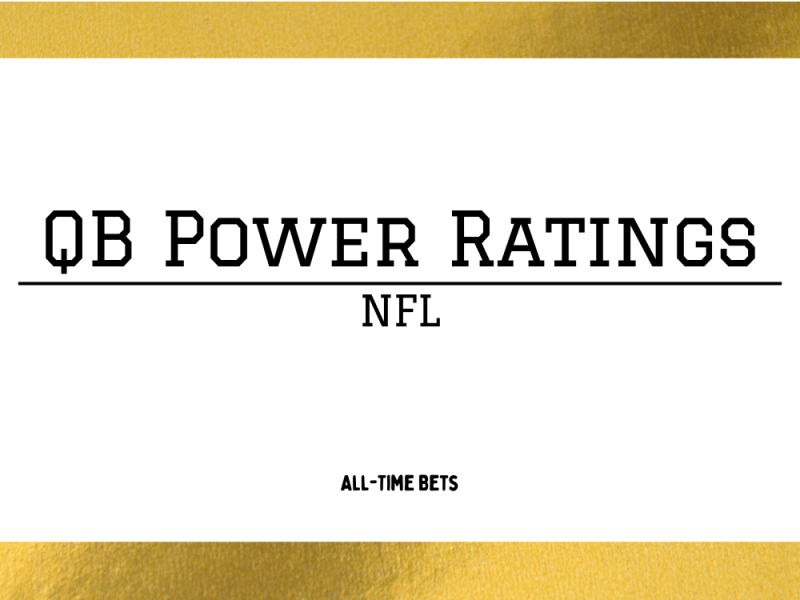 NFL QB Power Rankings: Week 18 – Statistical Data Model